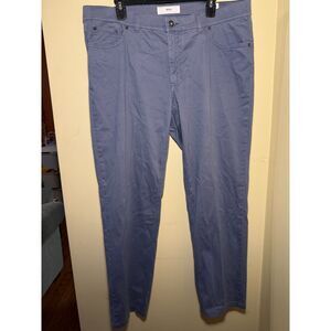 Brax 'Cooper Fancy' Mens Dusty Blue Chino Pants | Size 38x34 | Straight Cut